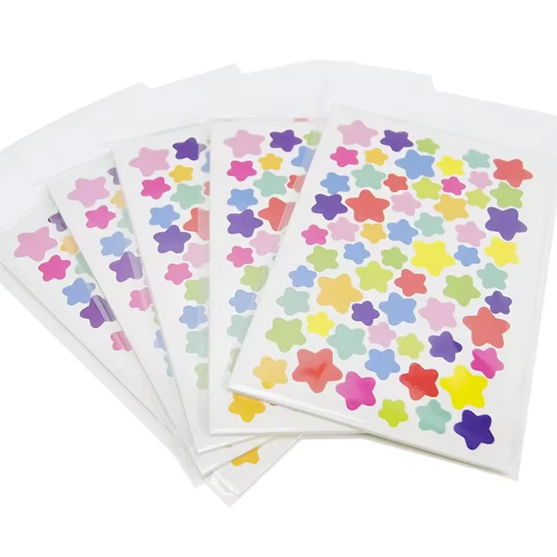 Pegatina en forma de estrella para niños