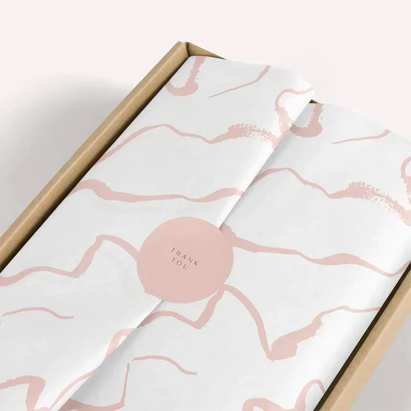 Papel de regalo impreso con estilo.